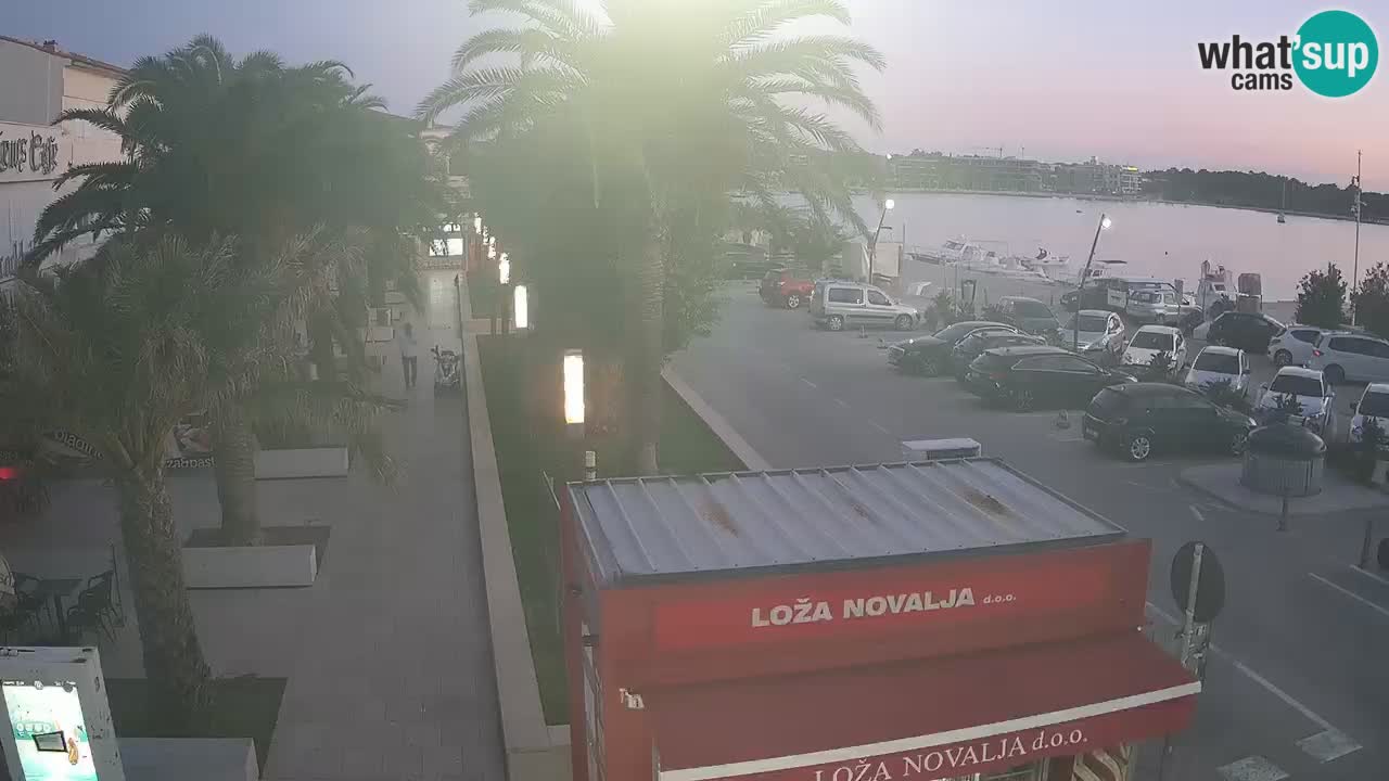 Webcam live Novalja – Obala Petra Krešimira IV