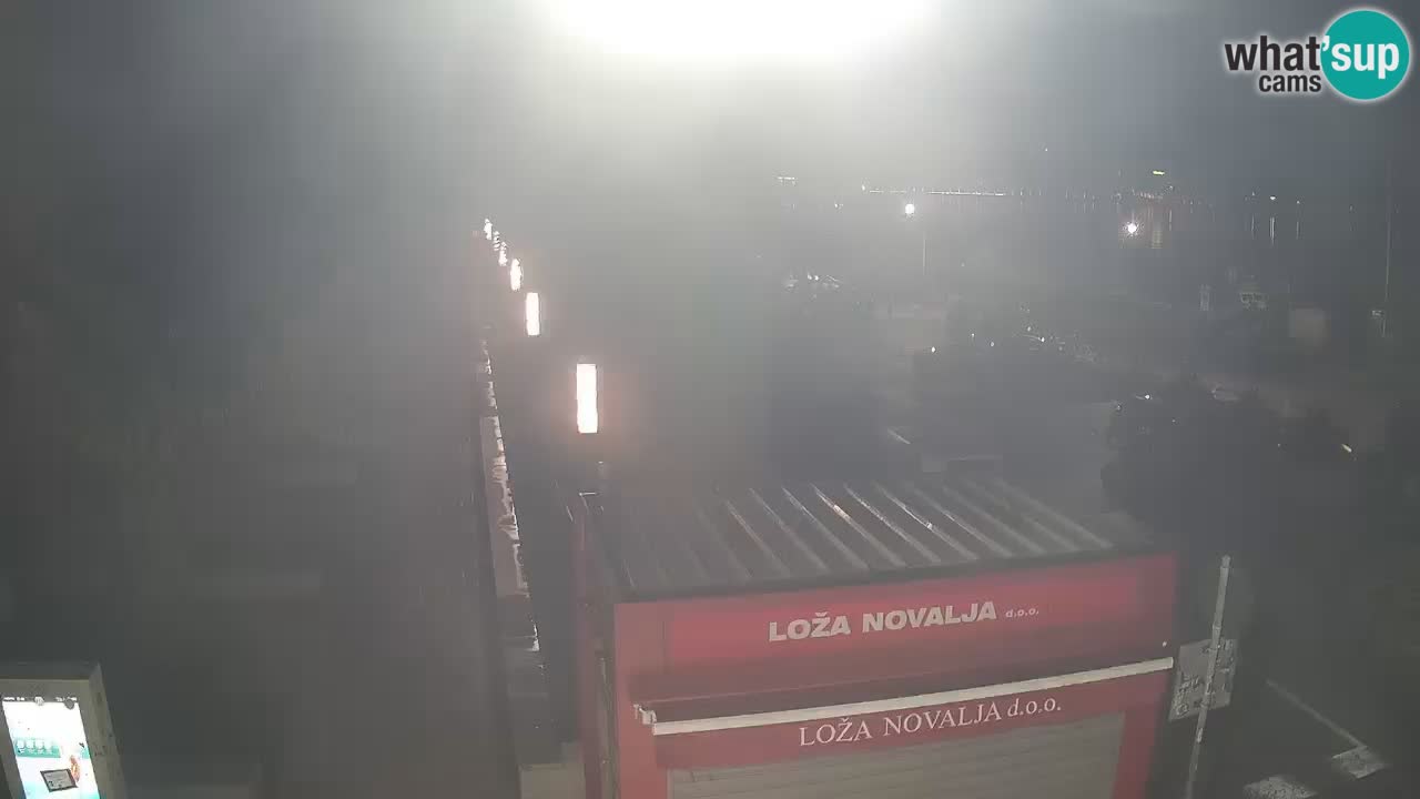 Camera en diecto Novalja – Obala Petra Krešimira IV