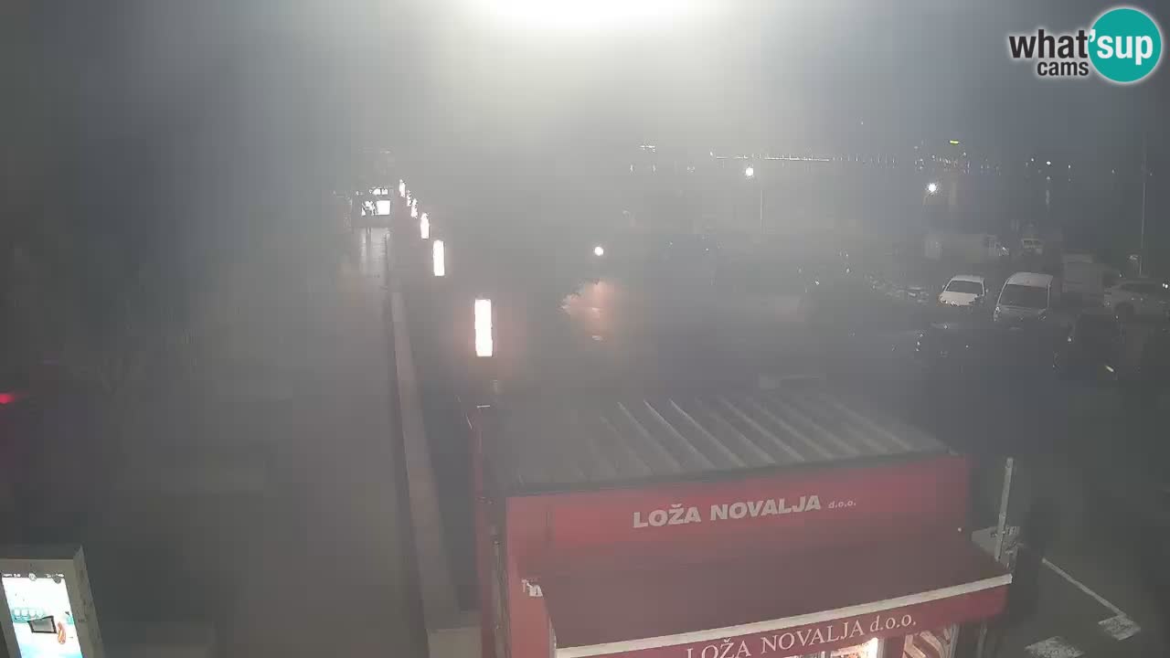 Webcam live Novalja – Obala Petra Krešimira IV