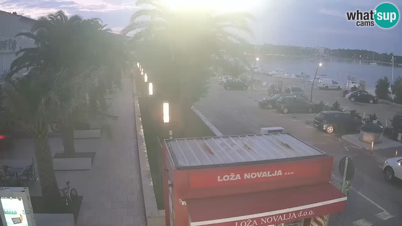 Webcam live Novalja – Obala Petra Krešimira IV