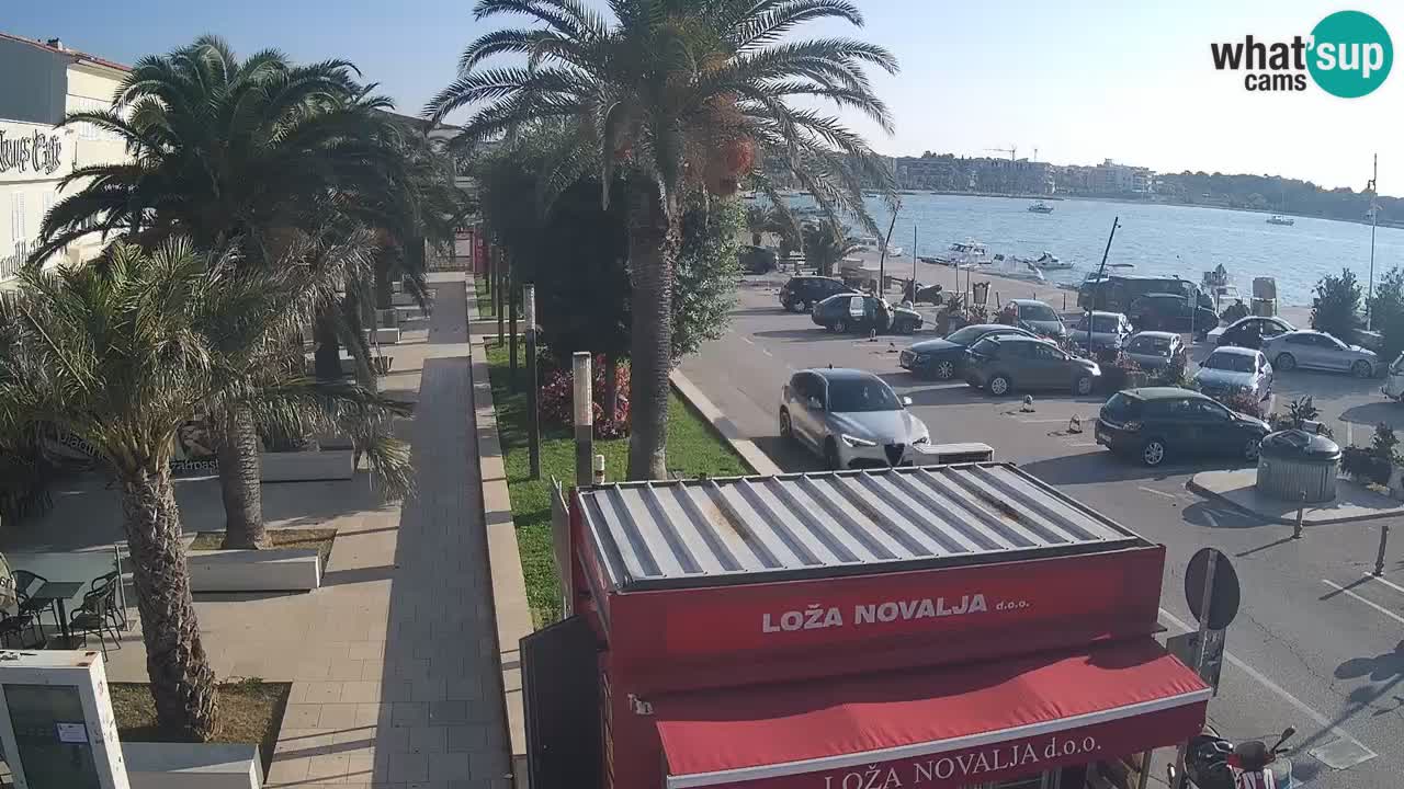 Live cam Novalja – Obala Petra Krešimira IV