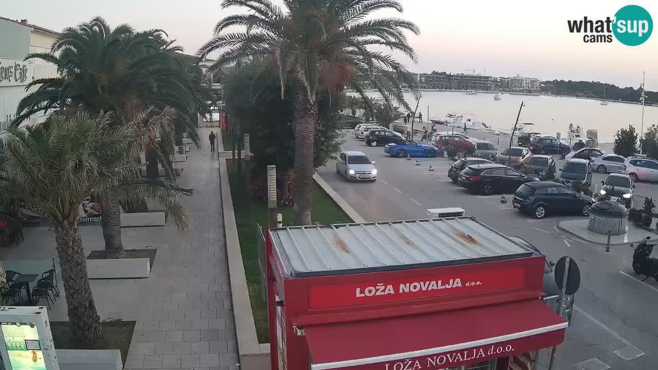 Camera en diecto Novalja – Obala Petra Krešimira IV
