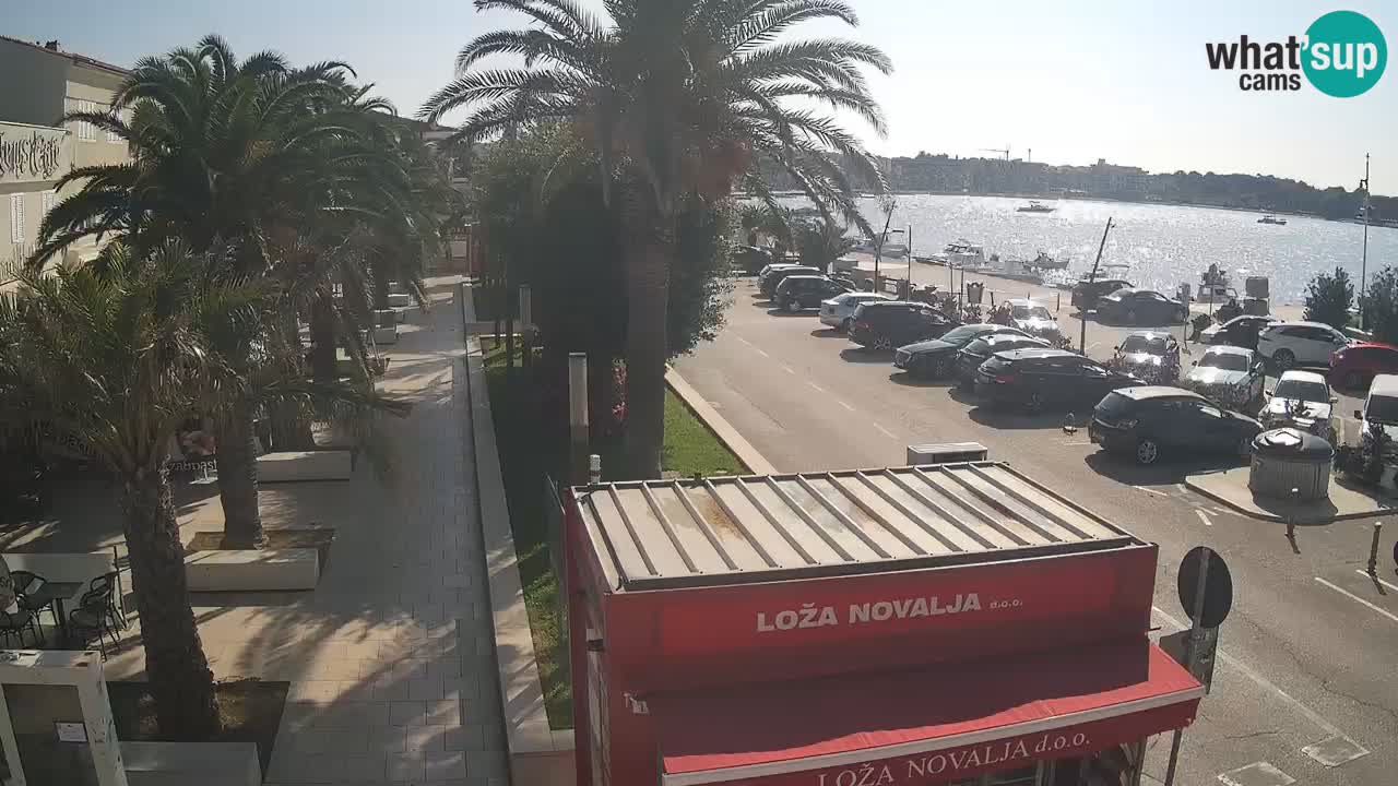 Camera en diecto Novalja – Obala Petra Krešimira IV