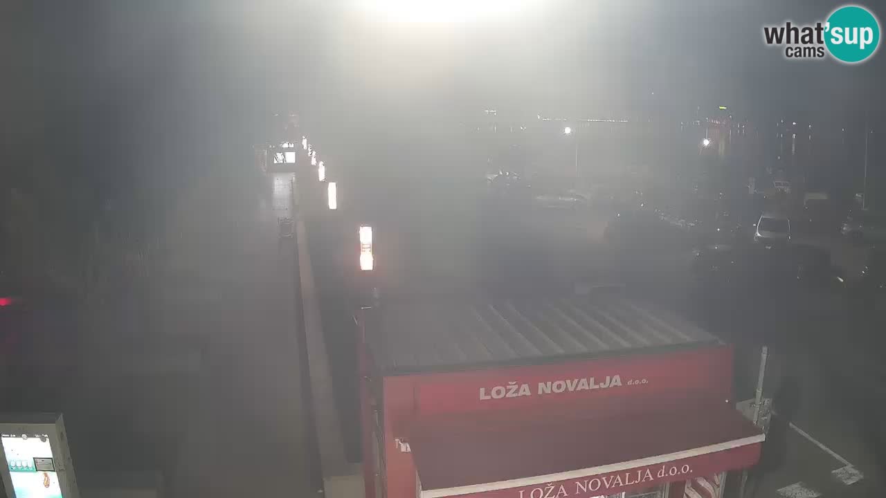 Camera en diecto Novalja – Obala Petra Krešimira IV
