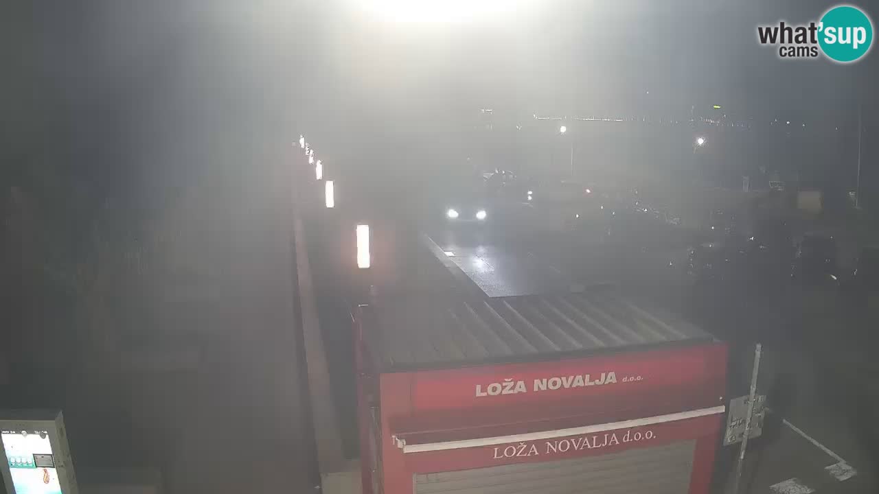 Camera en diecto Novalja – Obala Petra Krešimira IV