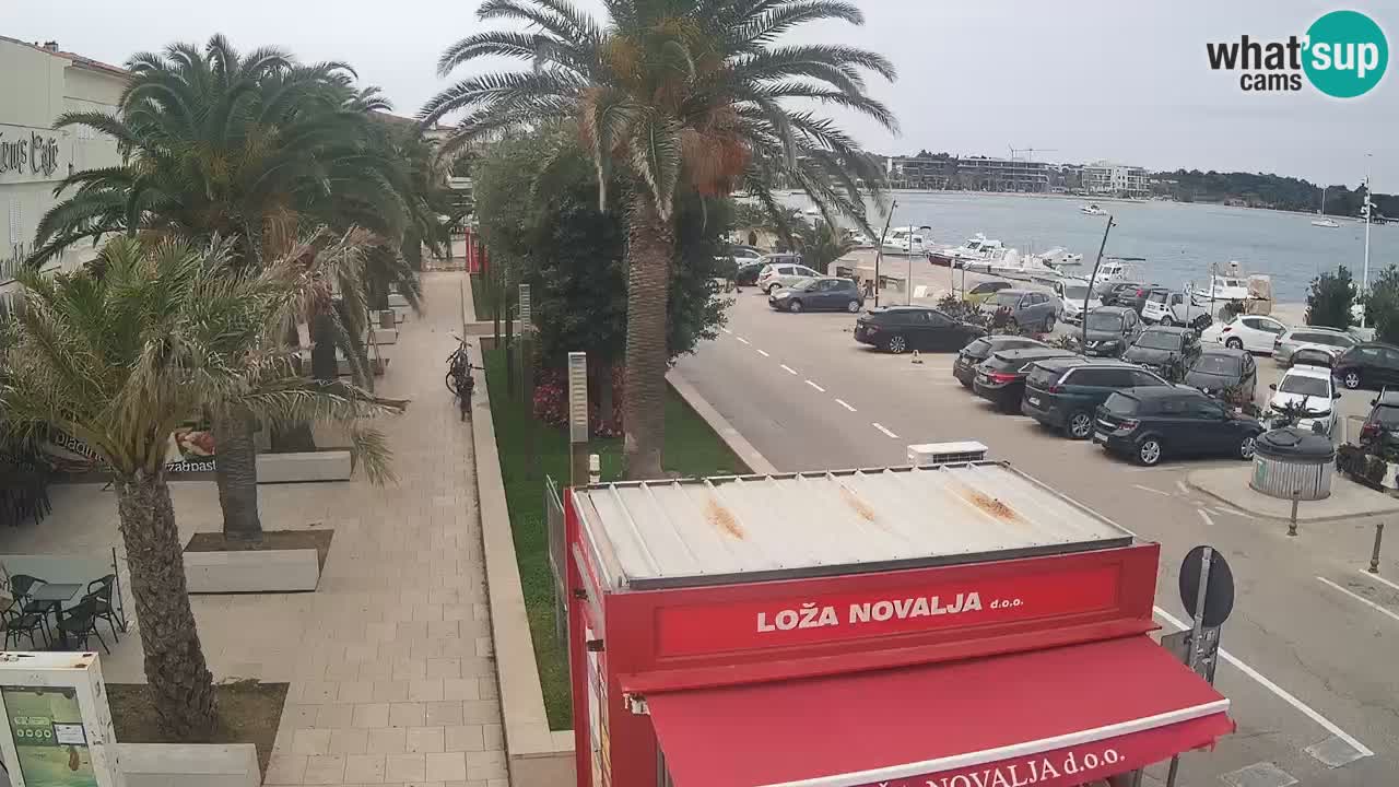 Live cam Novalja – Obala Petra Krešimira IV