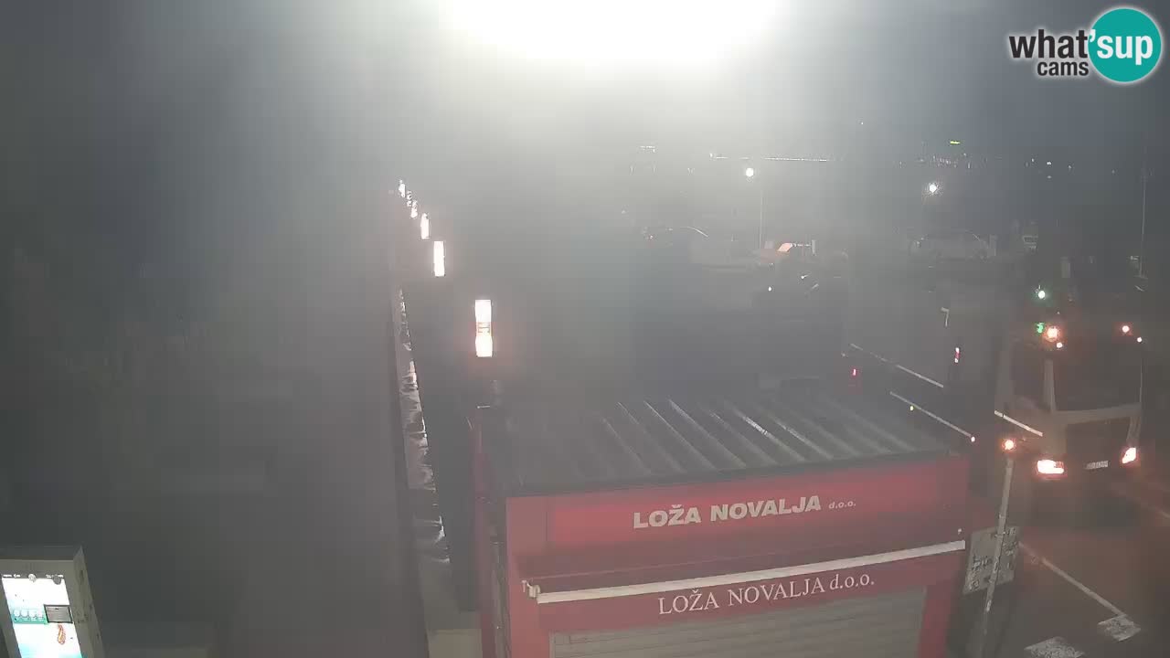 Camera en diecto Novalja – Obala Petra Krešimira IV