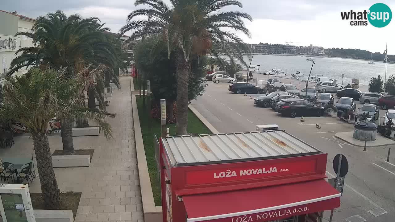 Webcam live Novalja – Obala Petra Krešimira IV
