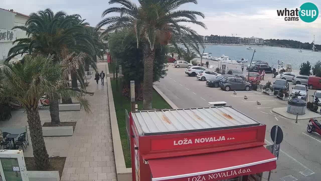 Web kamera Novalja – Obala Petra Krešimira IV