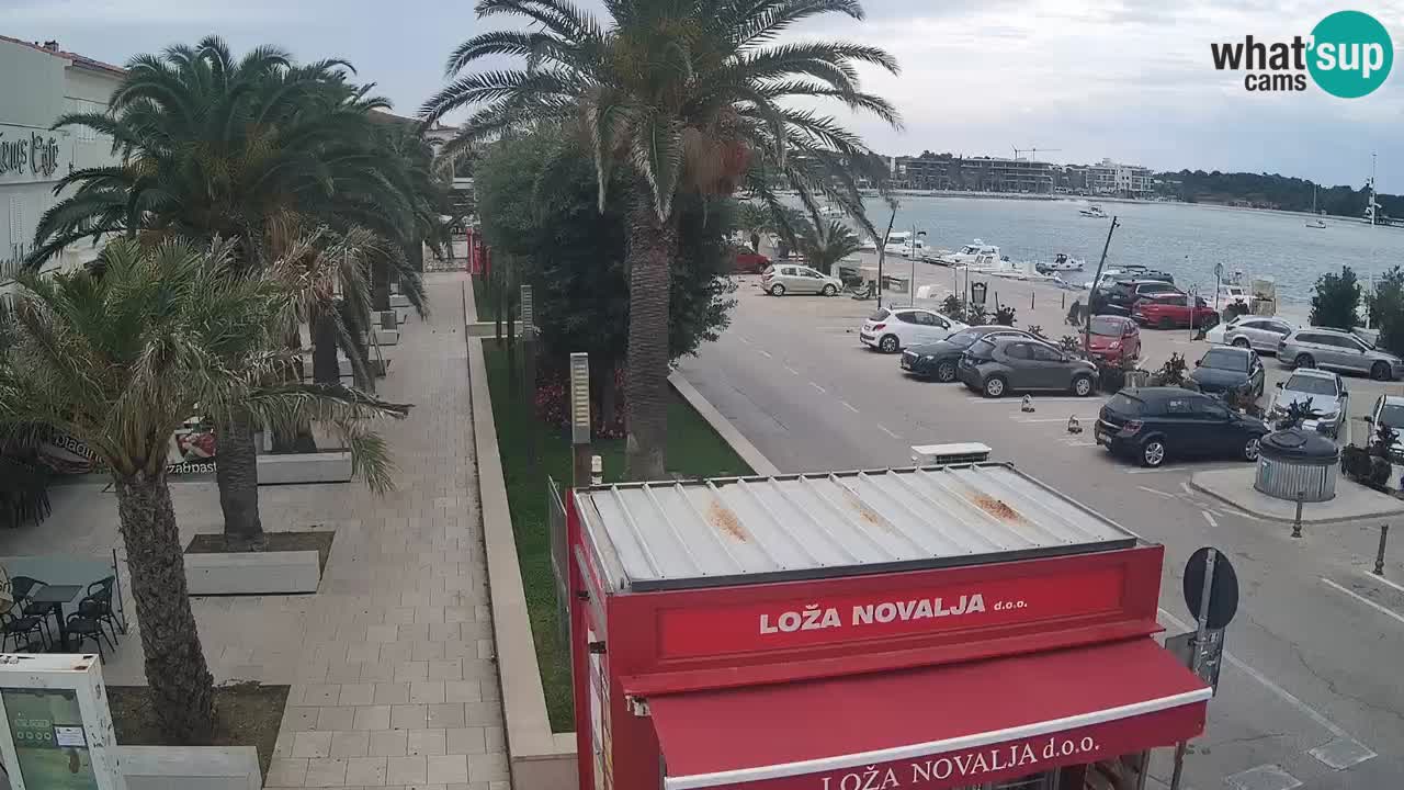 Webcam live Novalja – Obala Petra Krešimira IV