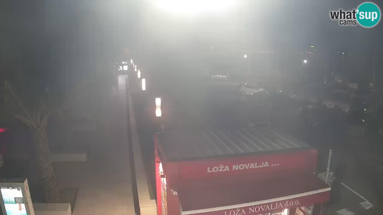 Live cam Novalja – Obala Petra Krešimira IV