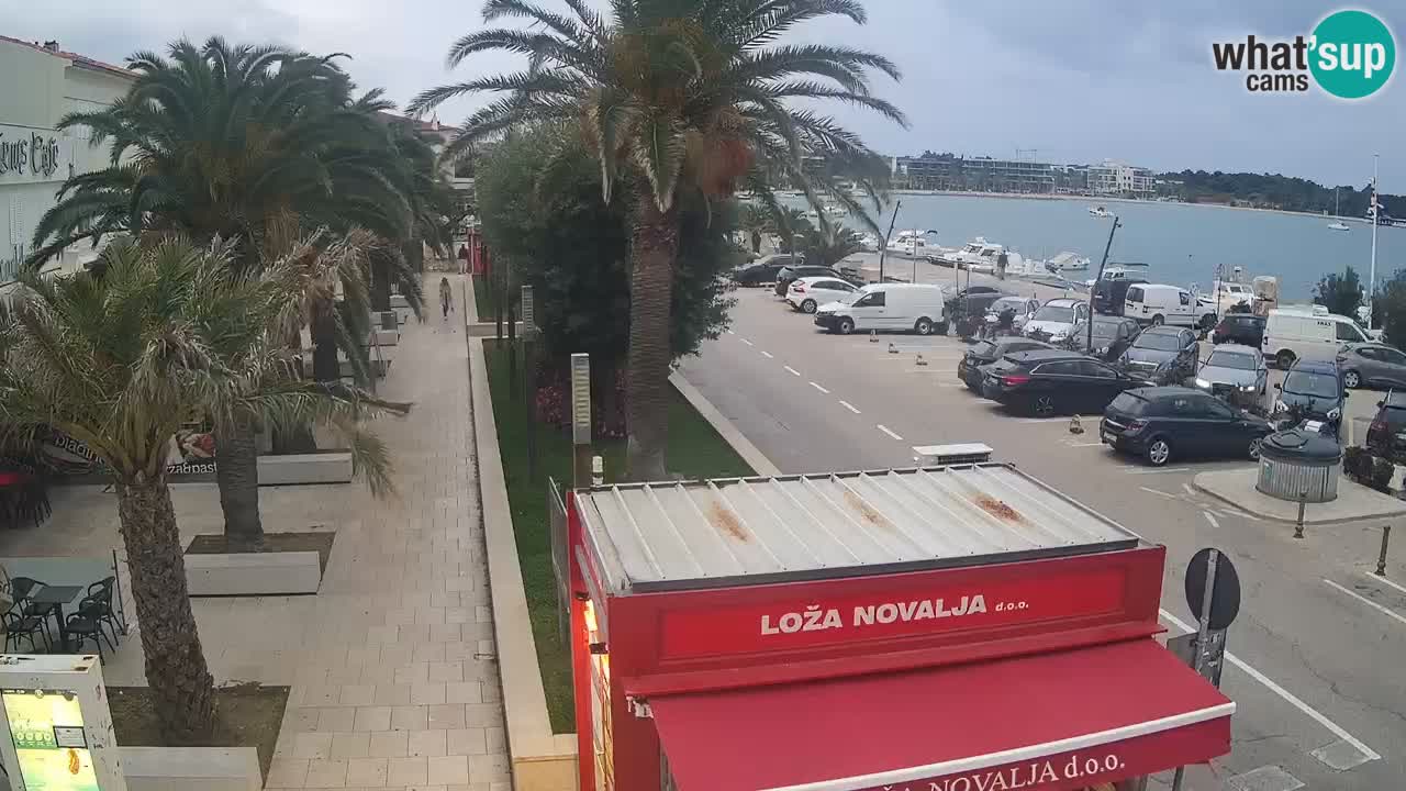Live cam Novalja – Obala Petra Krešimira IV