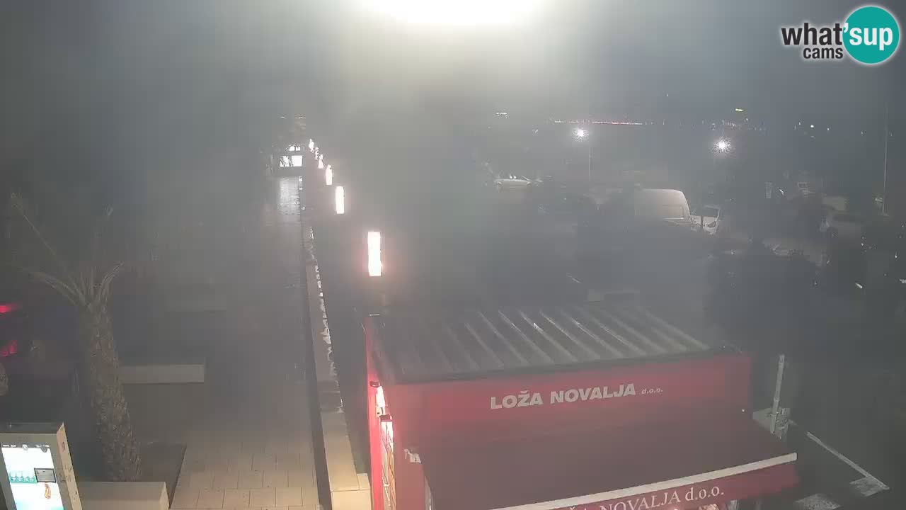 Live cam Novalja – Obala Petra Krešimira IV