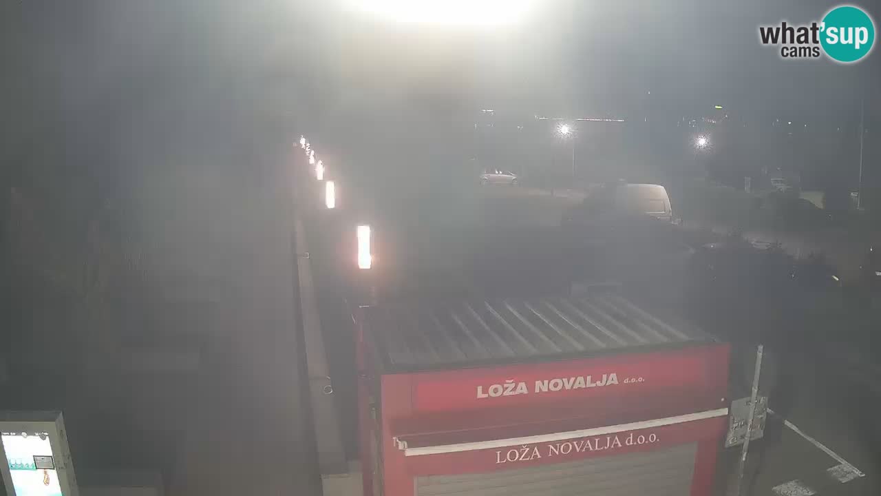 Live cam Novalja – Obala Petra Krešimira IV