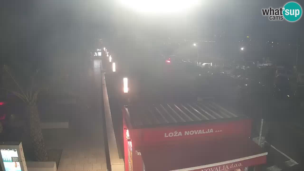 Live cam Novalja – Obala Petra Krešimira IV