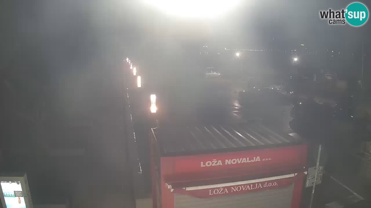 Live cam Novalja – Obala Petra Krešimira IV