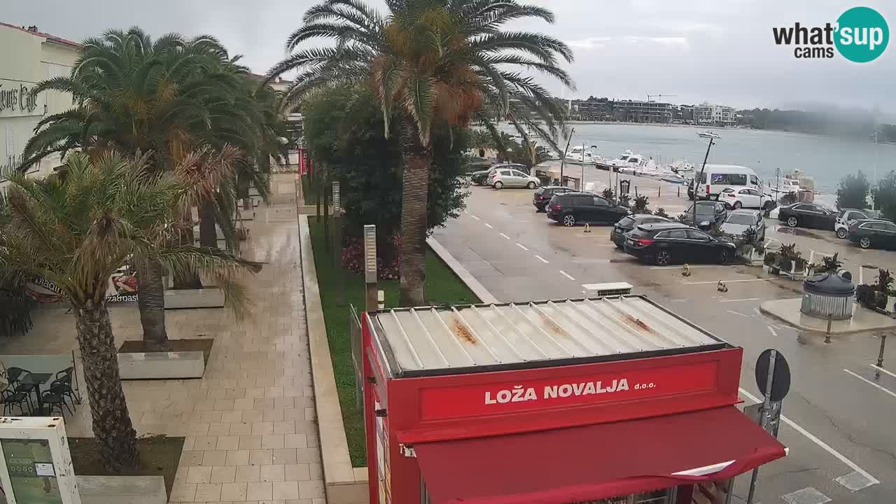 Webcam live Novalja – Obala Petra Krešimira IV