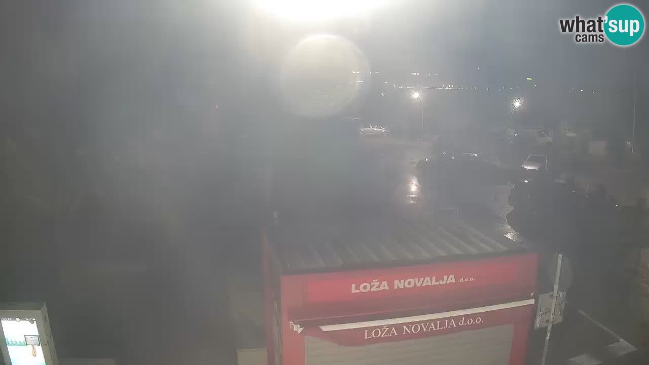 Live cam Novalja – Obala Petra Krešimira IV