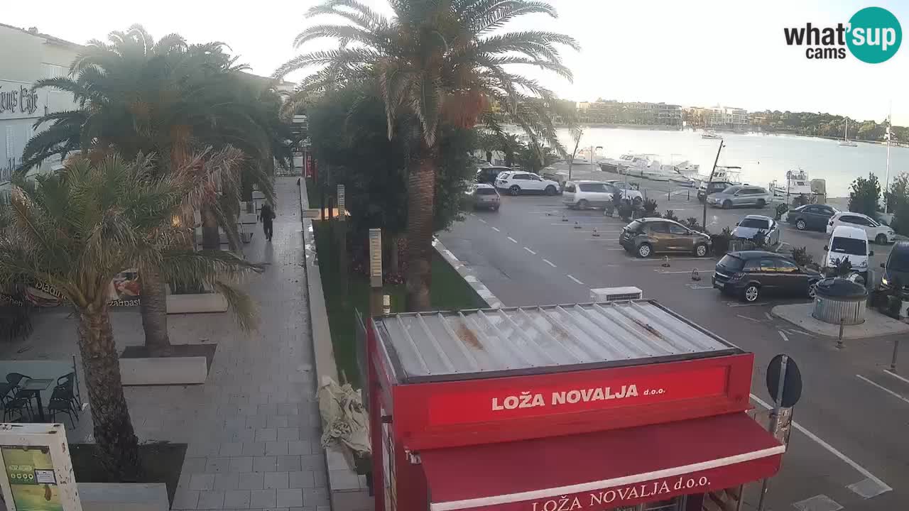 Webcam live Novalja – Obala Petra Krešimira IV