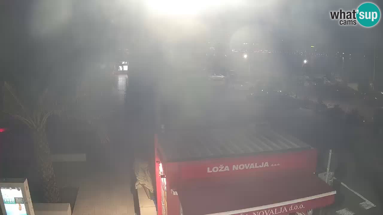 Live cam Novalja – Obala Petra Krešimira IV