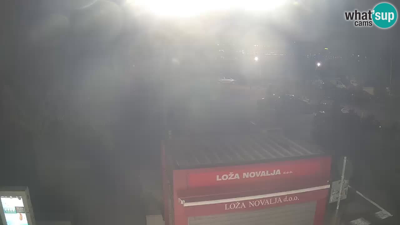 Web kamera Novalja – Obala Petra Krešimira IV