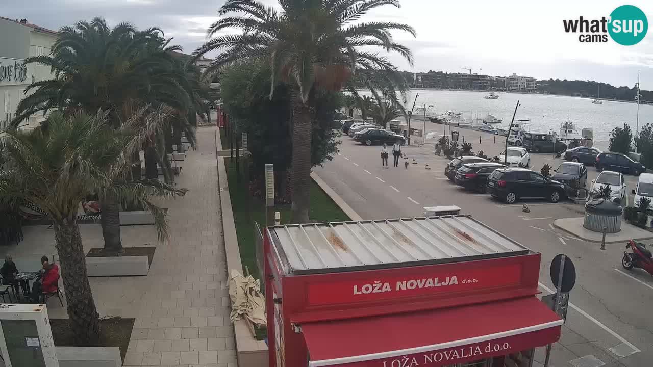 Webcam live Novalja – Obala Petra Krešimira IV