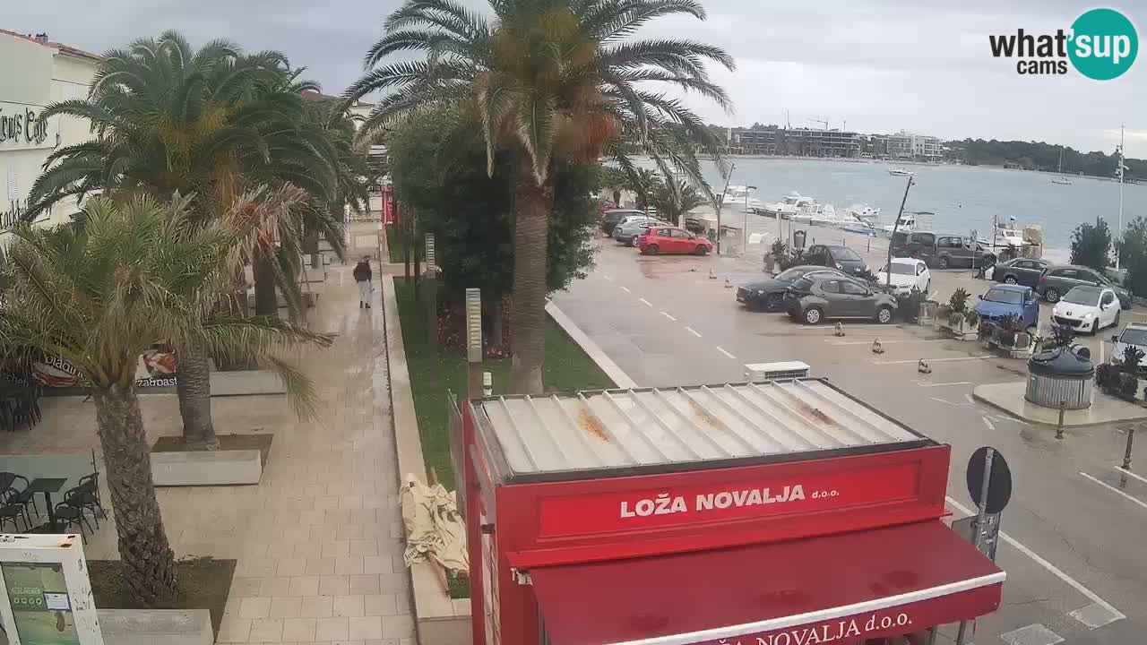 Live cam Novalja – Obala Petra Krešimira IV