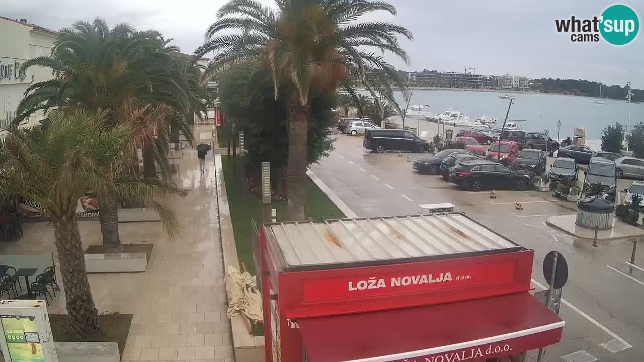 Live cam Novalja – Obala Petra Krešimira IV