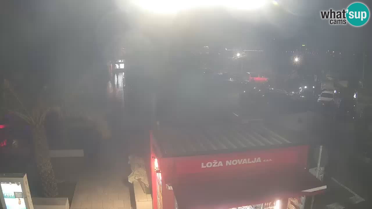 Webcam live Novalja – Obala Petra Krešimira IV
