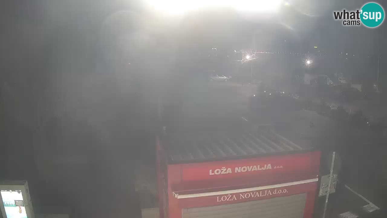 Live cam Novalja – Obala Petra Krešimira IV