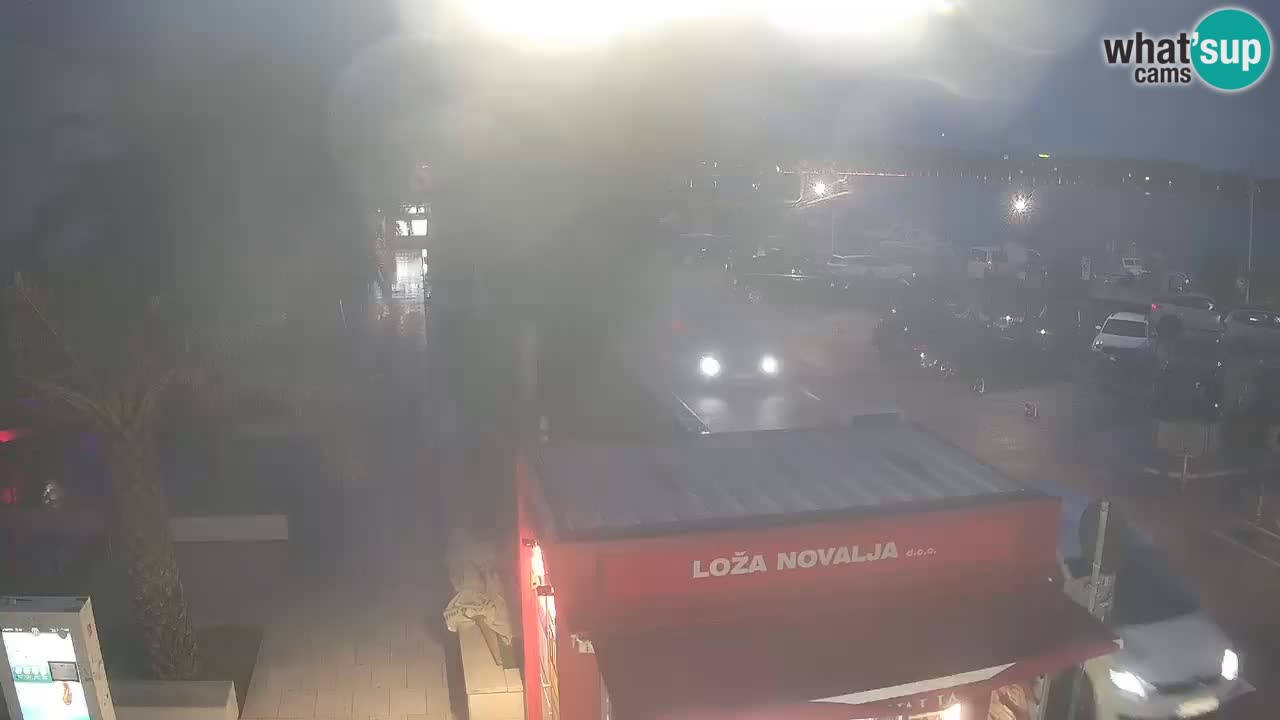 Camera en diecto Novalja – Obala Petra Krešimira IV