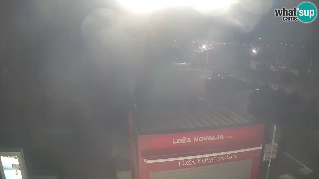 Live cam Novalja – Obala Petra Krešimira IV