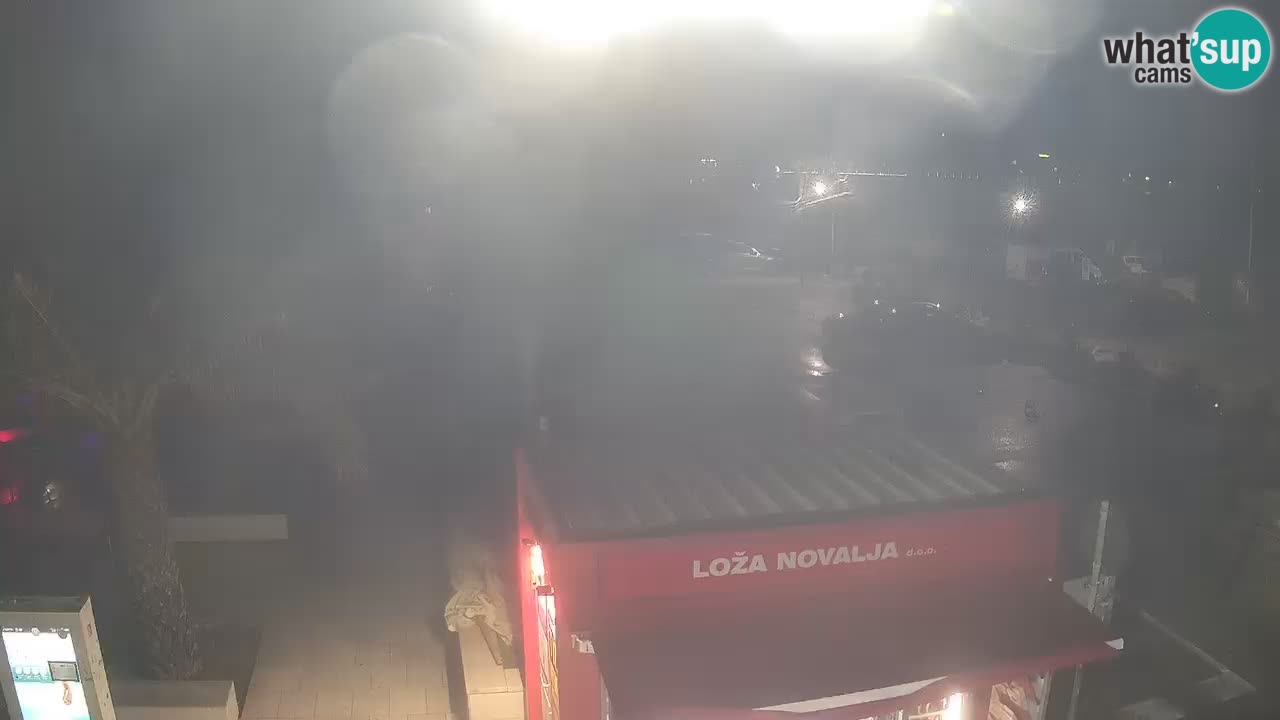 Live cam Novalja – Obala Petra Krešimira IV