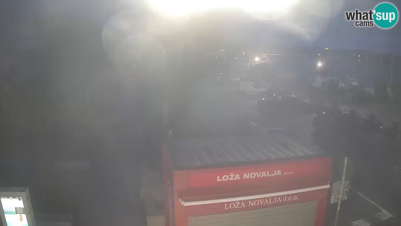 Webcam live Novalja – Obala Petra Krešimira IV