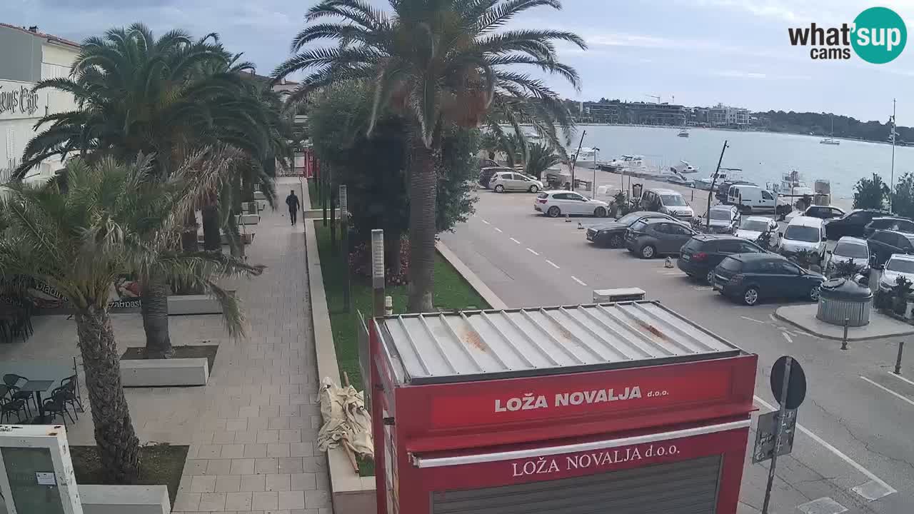 Live cam Novalja – Obala Petra Krešimira IV