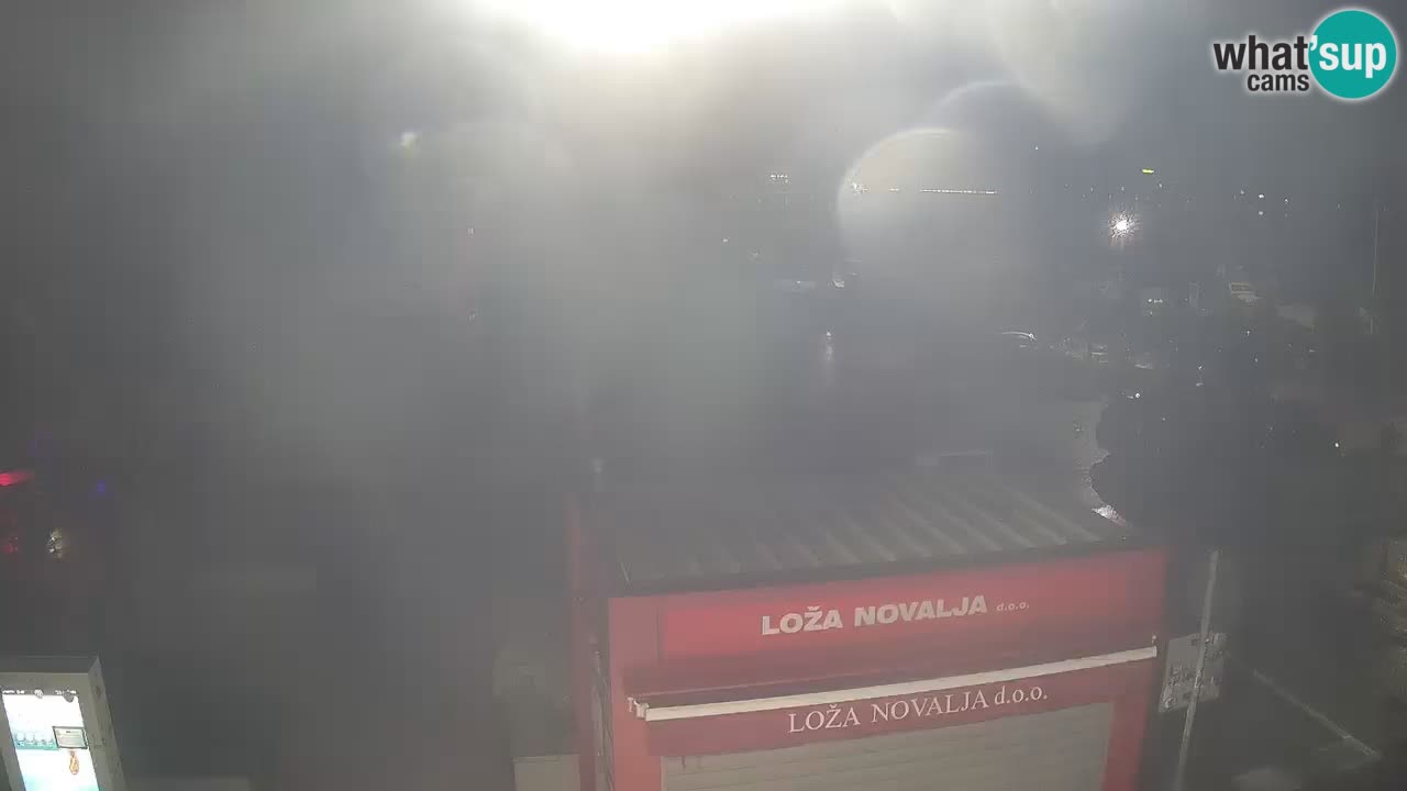 Live cam Novalja – Obala Petra Krešimira IV