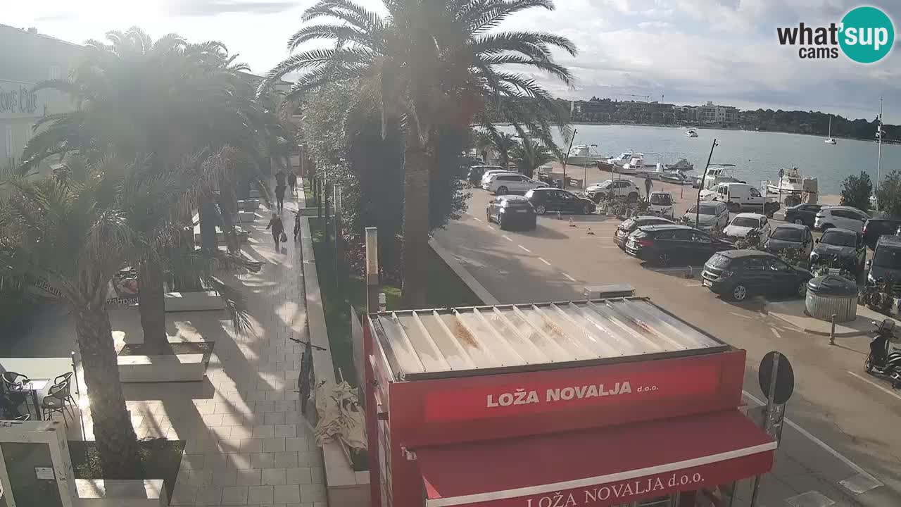 Web kamera Novalja – Obala Petra Krešimira IV