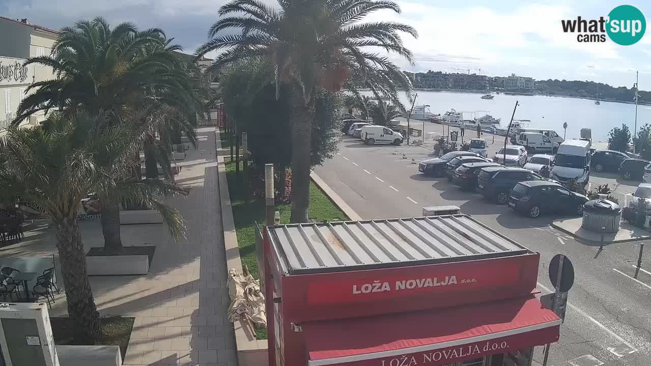 Webcam live Novalja – Obala Petra Krešimira IV