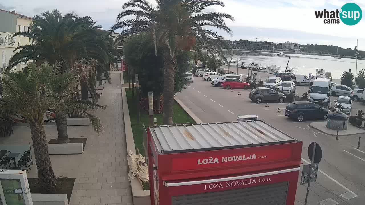 Web kamera Novalja – Obala Petra Krešimira IV