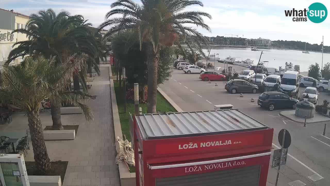 Live cam Novalja – Obala Petra Krešimira IV