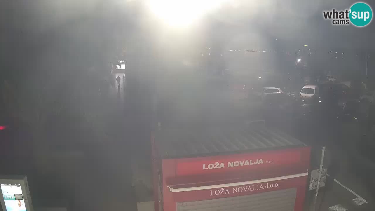 Spletna kamera Novalja – Obala Petra Krešimira IV