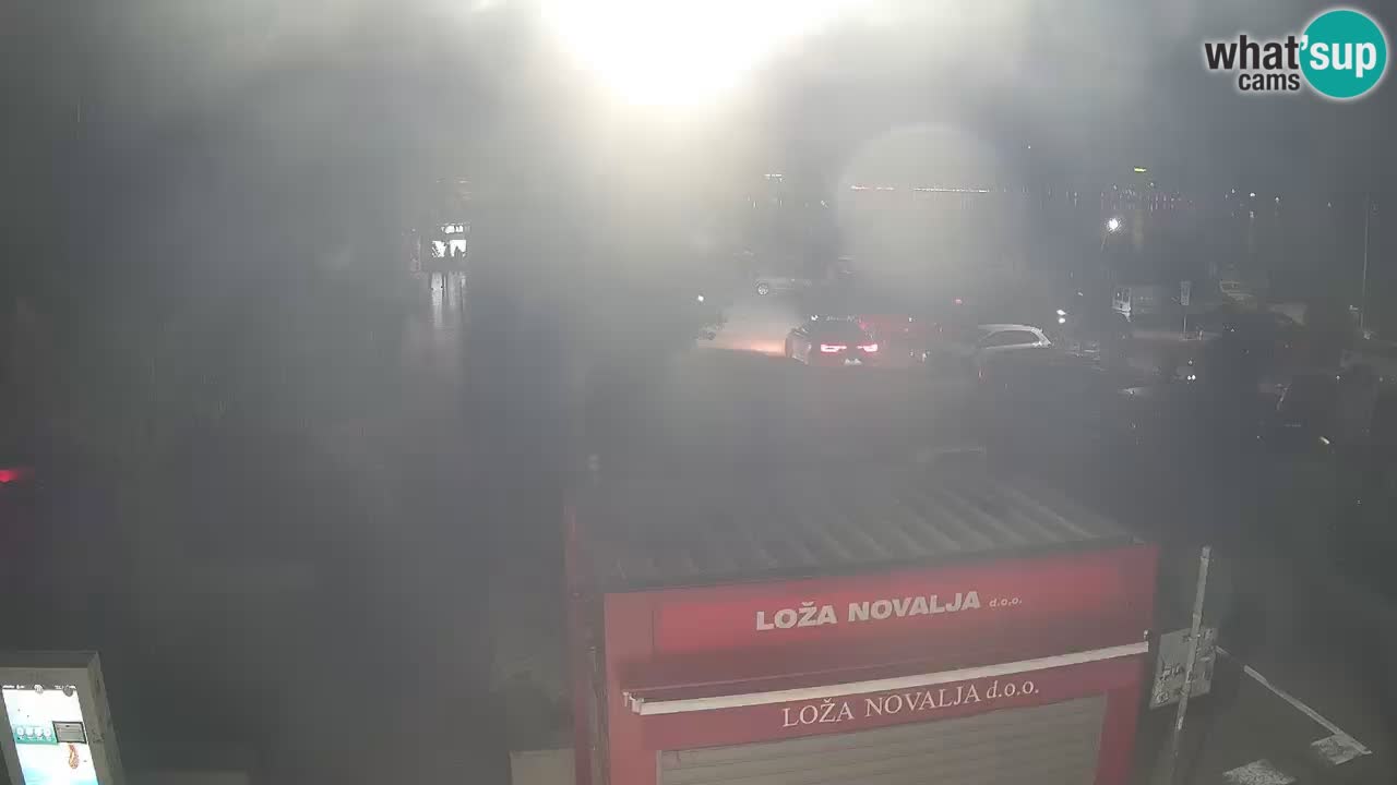 Web kamera Novalja – Obala Petra Krešimira IV