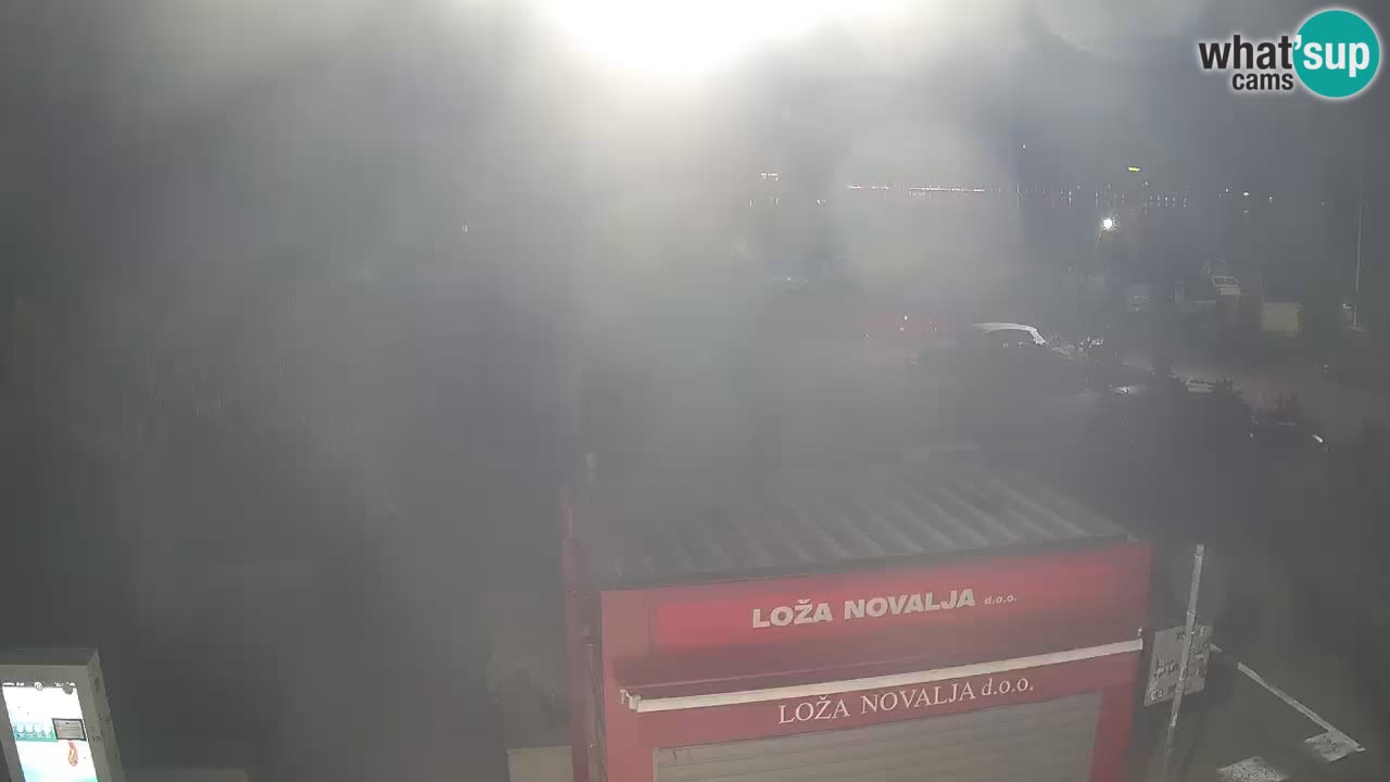 Camera en diecto Novalja – Obala Petra Krešimira IV