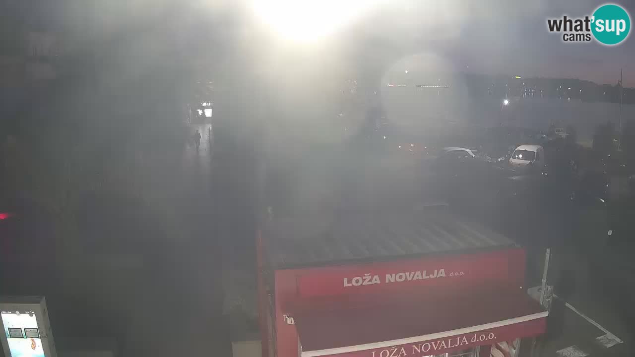 Webcam live Novalja – Obala Petra Krešimira IV