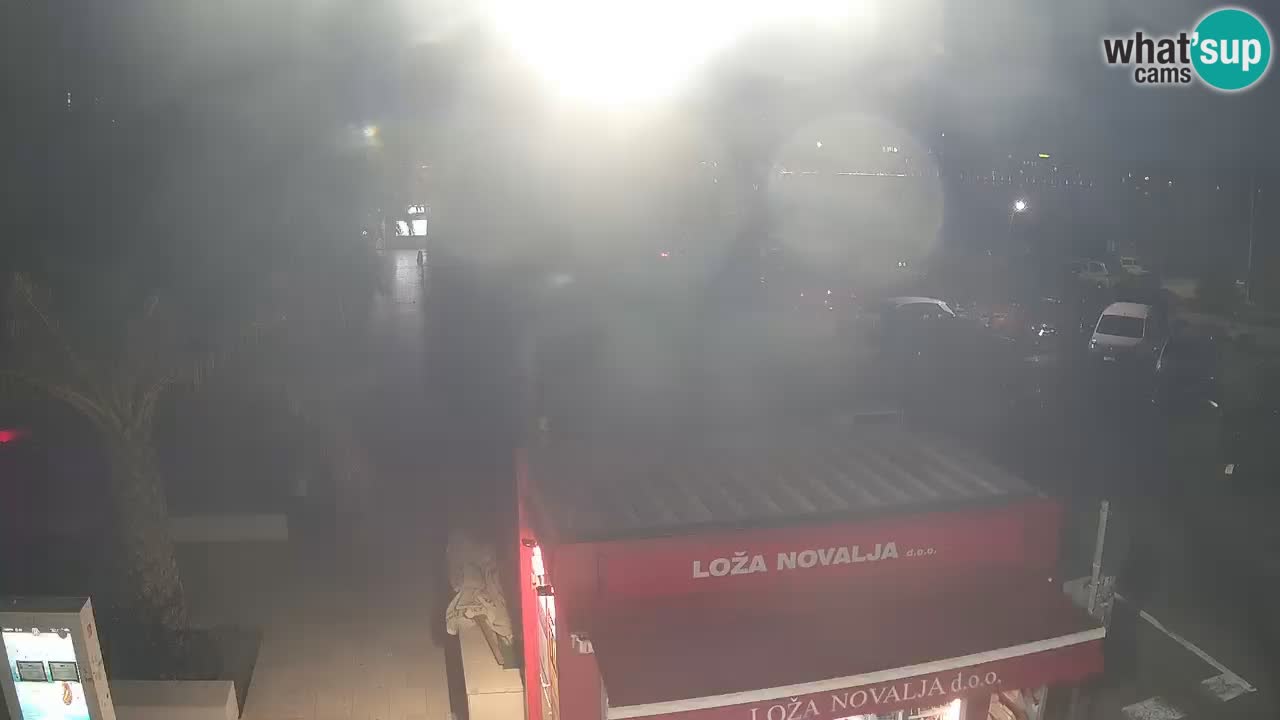 Live cam Novalja – Obala Petra Krešimira IV