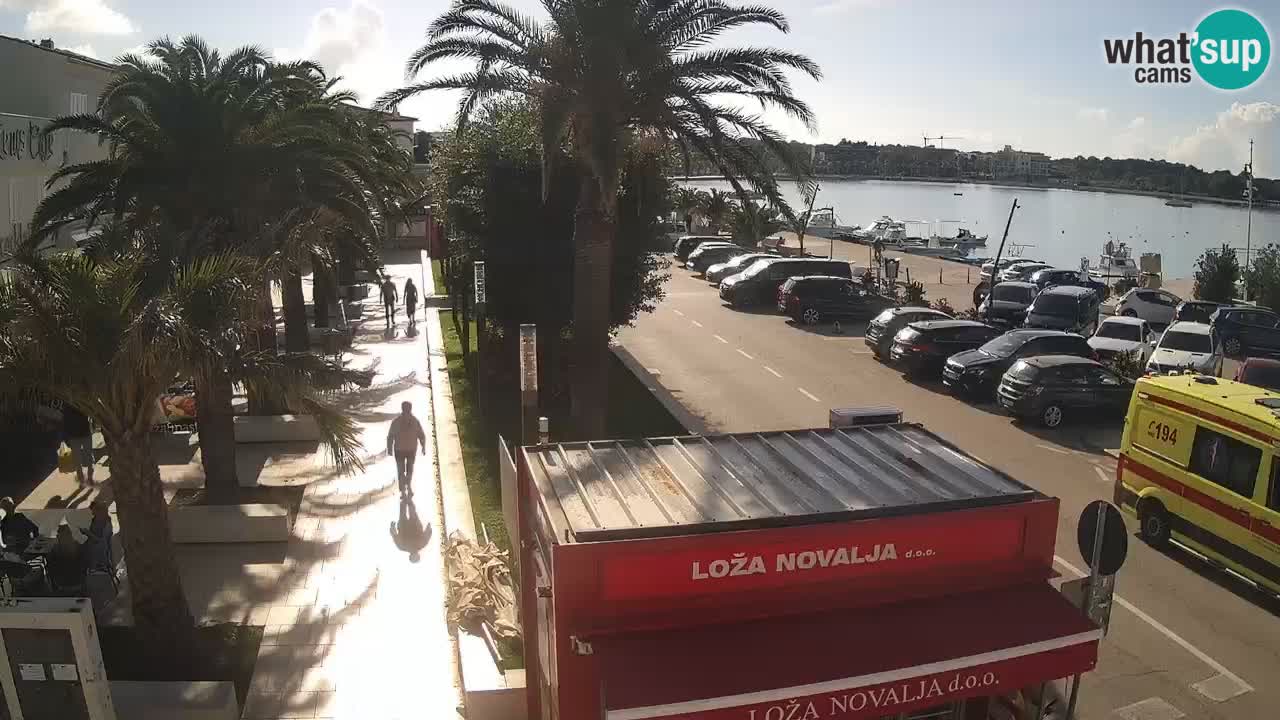 Webcam live Novalja – Obala Petra Krešimira IV