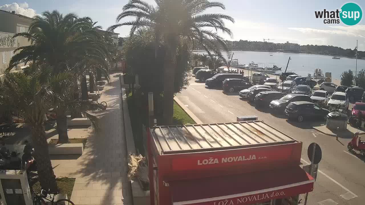 Live cam Novalja – Obala Petra Krešimira IV