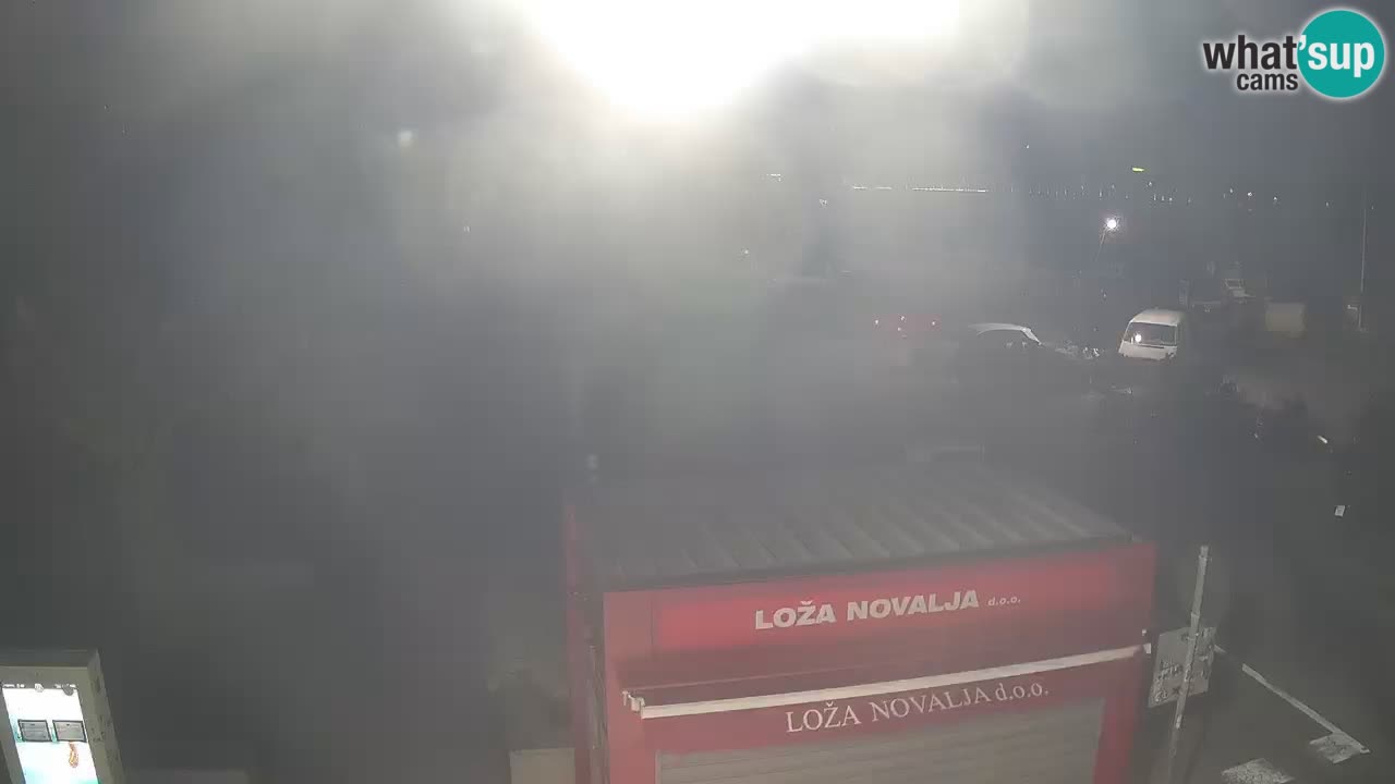 Web kamera Novalja – Obala Petra Krešimira IV