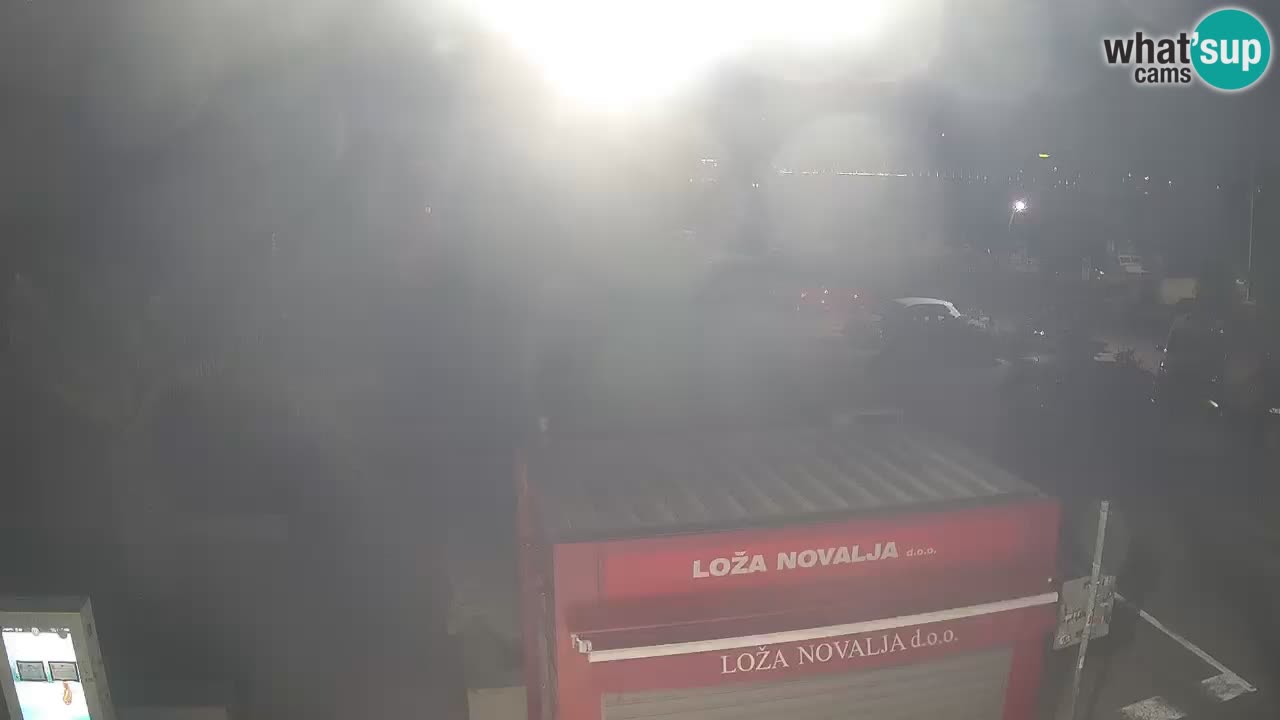 Spletna kamera Novalja – Obala Petra Krešimira IV