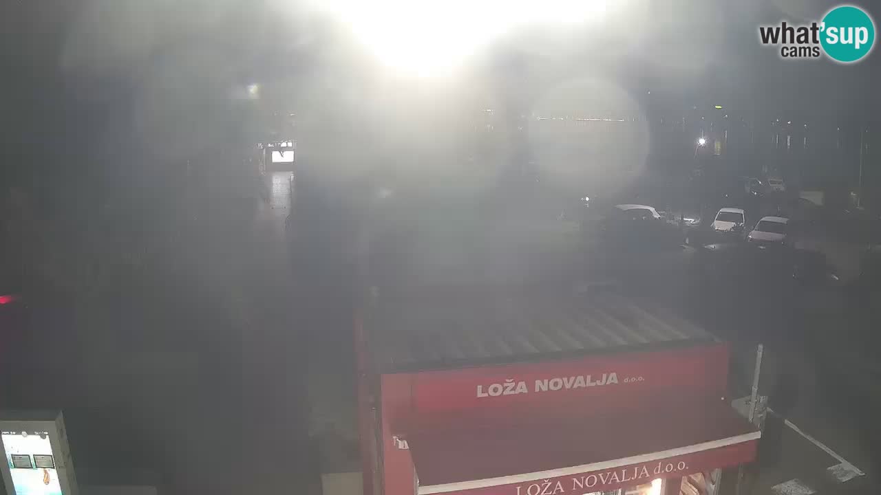 Camera en diecto Novalja – Obala Petra Krešimira IV